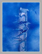Sich selbst - Acryl,  64,5 x 59 cm